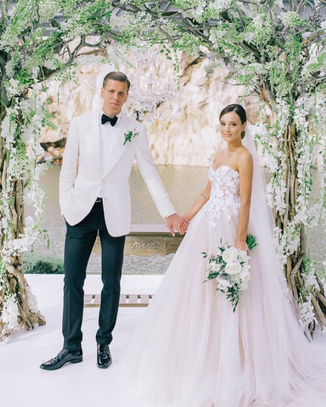 Luksusowe wesele w Grecji Marina i Wojciech Szczęsny