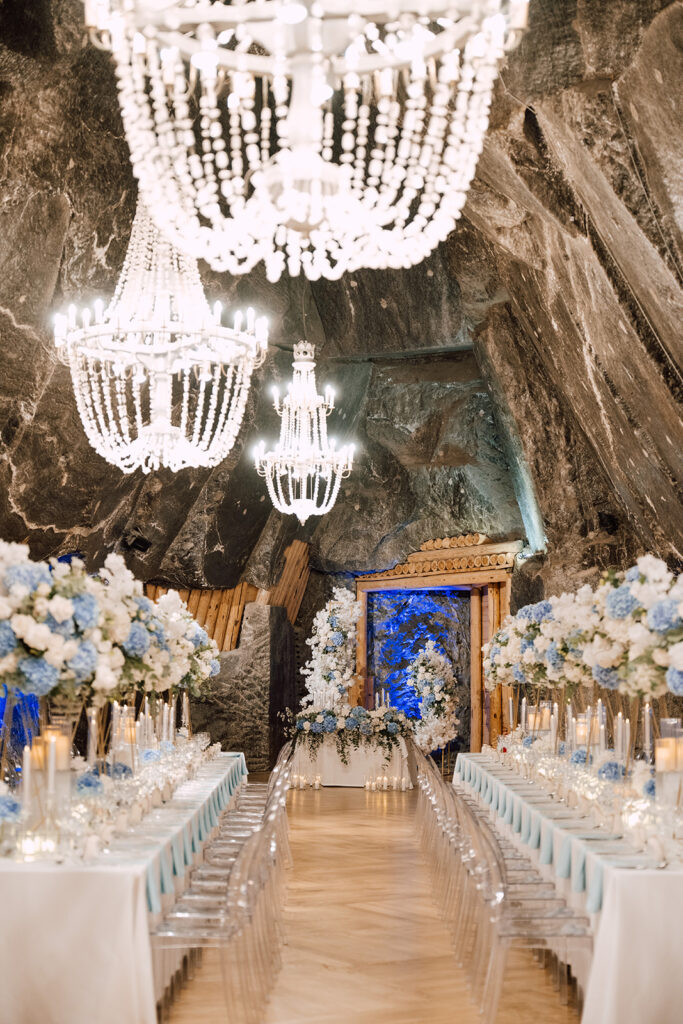 Elegant Wedding in Krakow, Salt Mine Wieliczka Wedding, Wesele w Kopalni Soli w Wieliczce, Dorota Nowakowska Wedding Planner